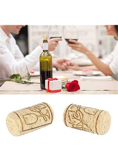 Generic 100Pcs Wine Cork Oak Wine Bottle Stopper Natural Wood Cork Premium Straight Cork Stopper  - Image 4