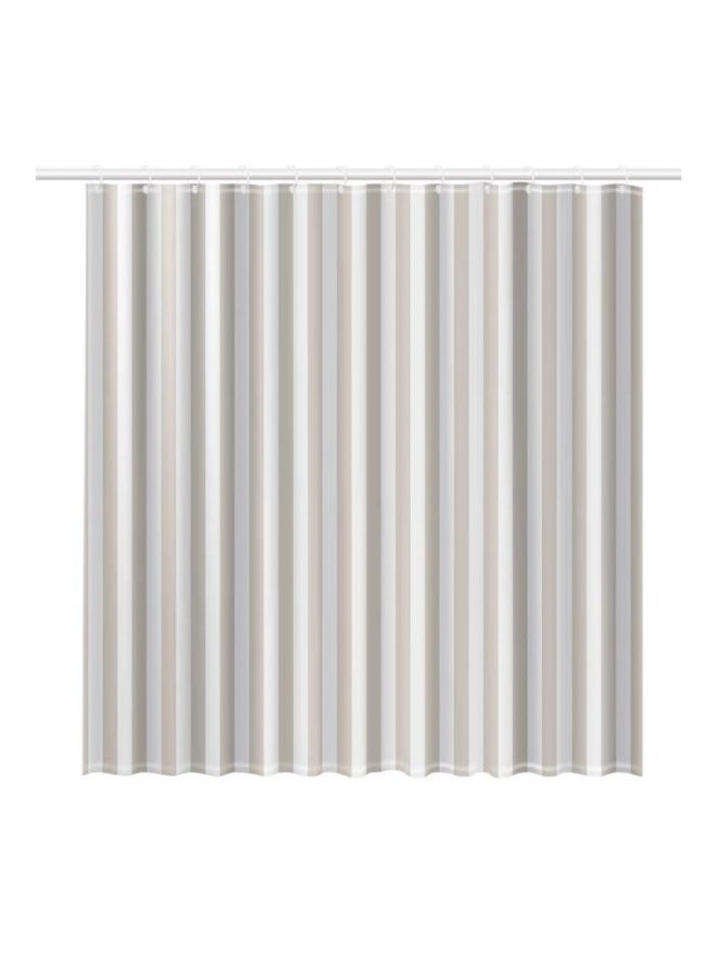 ريان ستارة حمام مقاومة للماء من راين  الاسبانية– مقاس 180×200 سم – تصميم أنيق مع حلقات تعليق شفافة. - Image 4