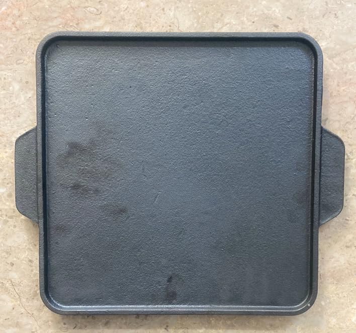 Cast Iron Grill and Flat Pan 254 cm x 254 cm 36 kg 2in1 Cookware  - Image 2