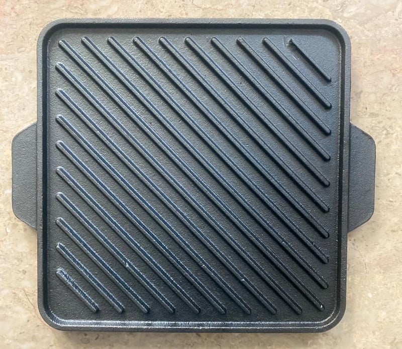 Cast Iron Grill and Flat Pan 254 cm x 254 cm 36 kg 2in1 Cookware  - Image 1