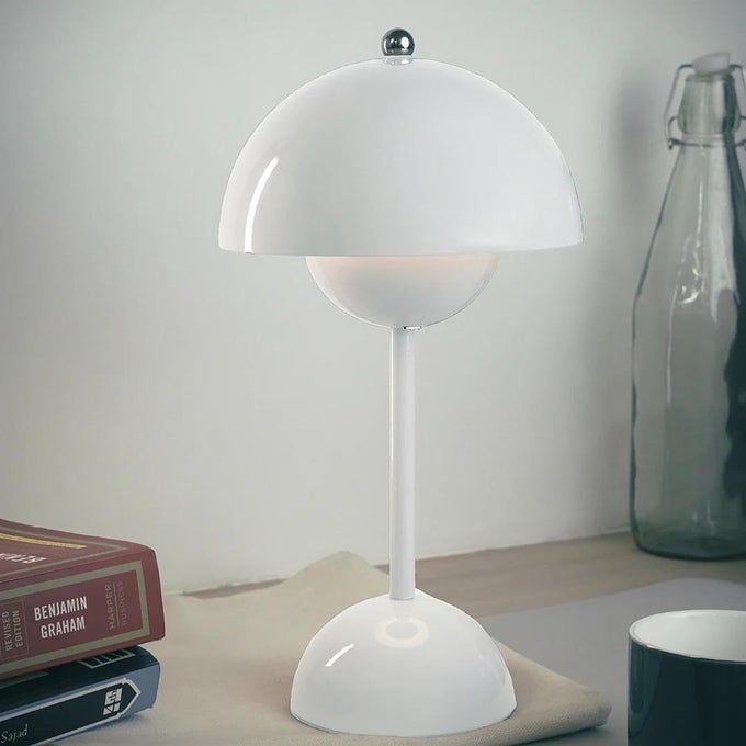 MACARON CORDLESS LED TABLE LAMP USB RECHARGEABLE PORTABLE TOUCH CONTROL DIMMABLE 3 LIGHT COLOR TUNABLE TABLE LAMP FOR HOTEL CAFE RESTAURANT HOME FOR BEDSIDE CENTER OR DINING WHITE
