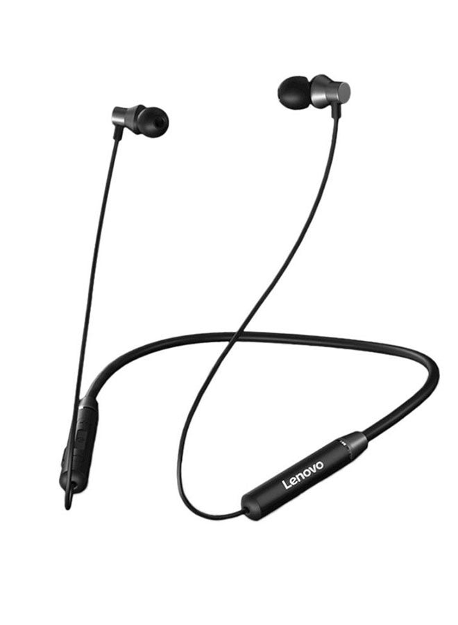 Lenovo HE05 Neckband Earphones Black - Image 1