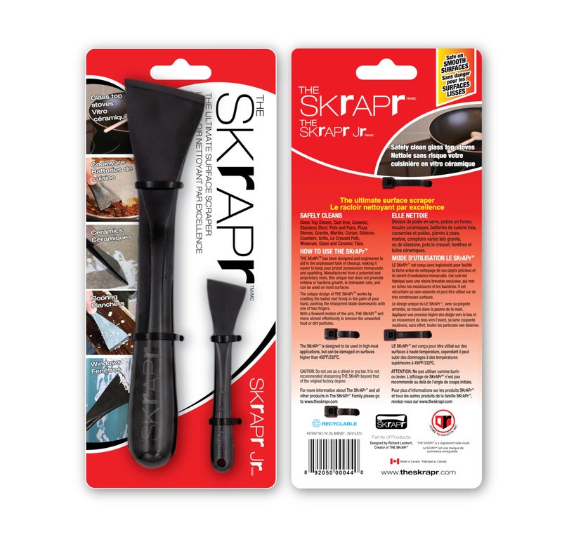 The Skrapr Handy Home Products 22701 The Skrapr and Skrapr Junior Kit Black 2 x 425 x 105 inches 