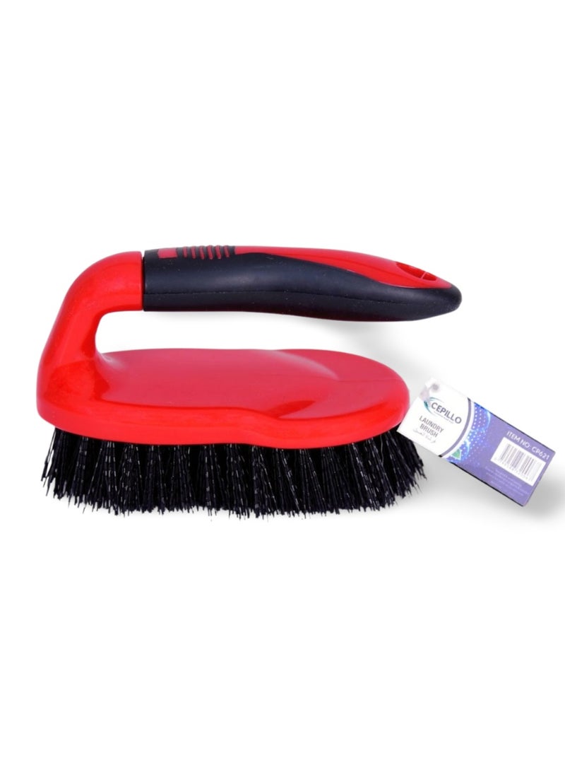 CEPILLO Scrub Brush for Bathroom and Kitchen, Household Cleaning Brushes, Hard Bristle Long Handle CP621  - Image 1