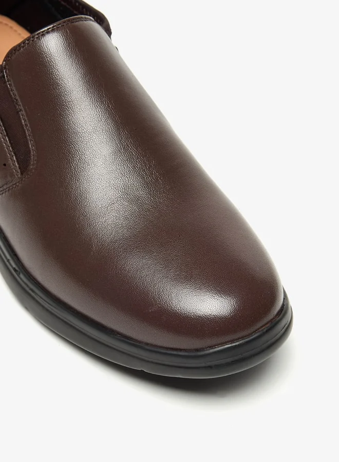 LBL by Shoexpress Men Panelled Slip-On Loafers