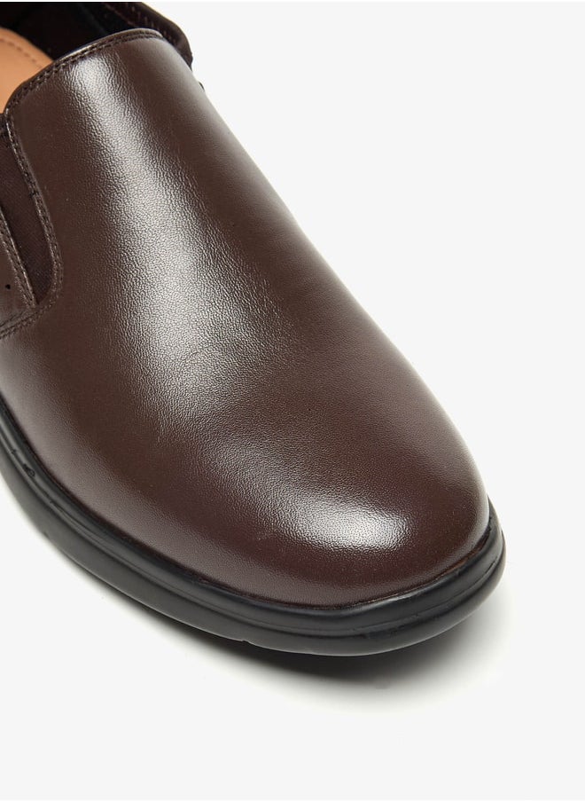 LBL by Shoexpress Men Panelled Slip-On Loafers  - Image 5