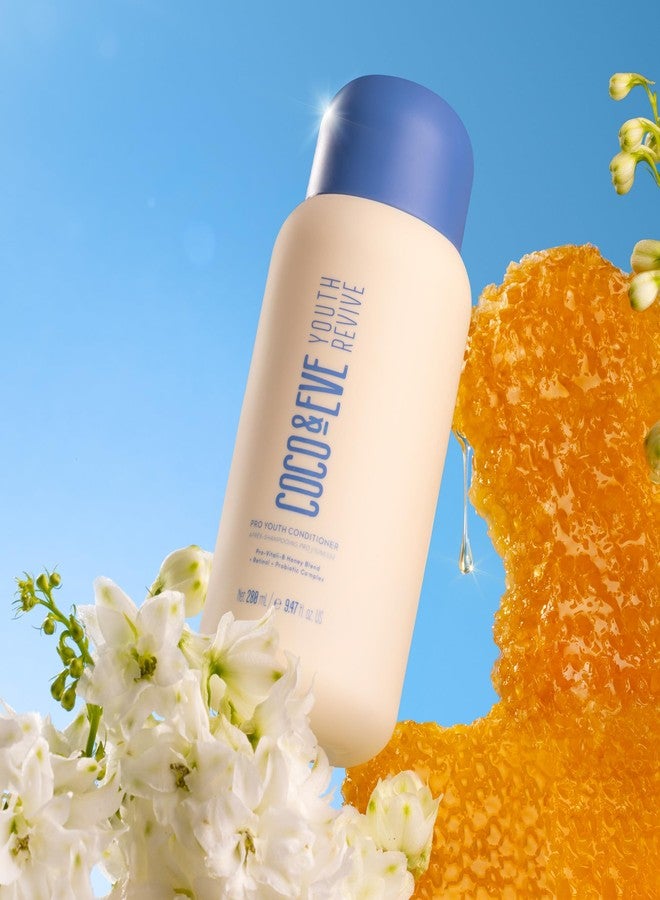 كوكو أند إيف بلسم كوكو آند إيف يوث ريفايف برو يوث. مضاد للشيخوخة، يقوي الشعر، يمنحه لمعاناً وكثافة. غني بالعسل والريتينول والبروبيوتيك لشعر شاب. (9.47 أونصة سائلة) - Image 2