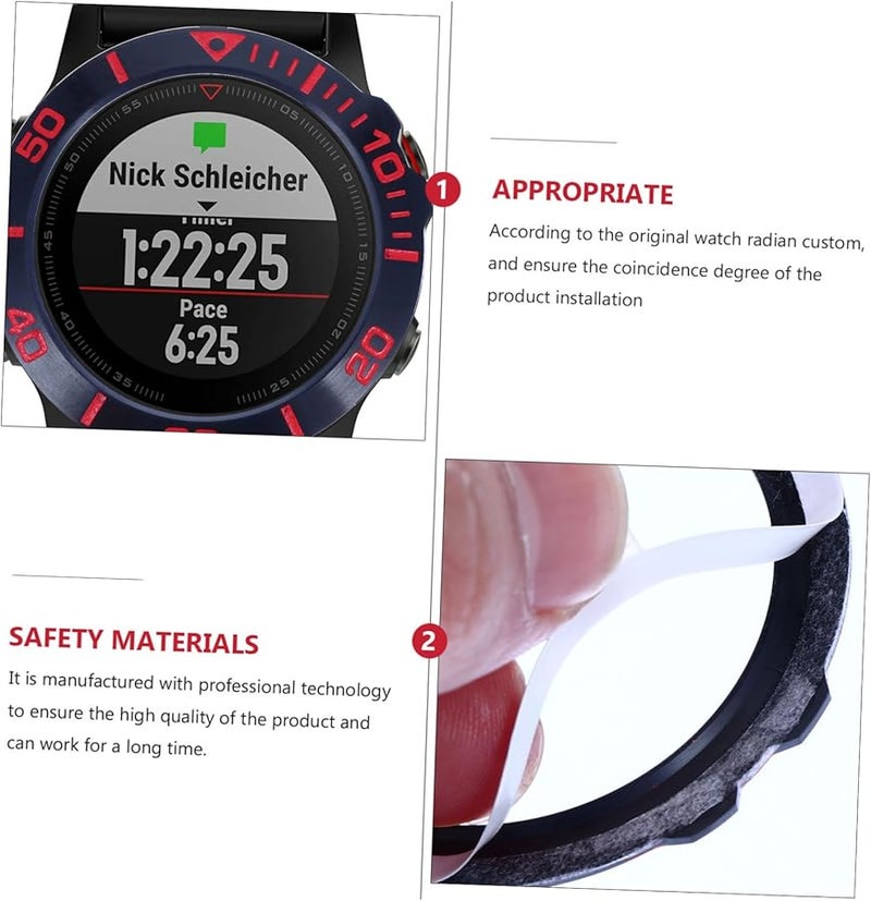 Mipcase Fenix Metal Bezel Watch Protector Scratch Resistant Accessory - Image 3