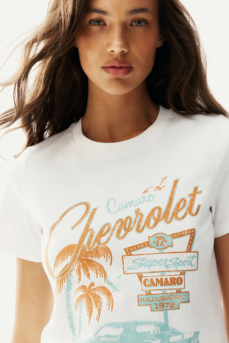 H&M Printed cotton T-shirt