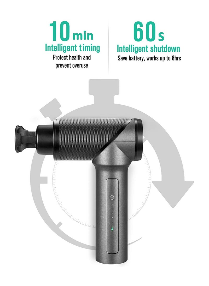 Medcursor Medcursor Massage Gun Deep Tissue Percussion Muscle Mini Massager for Pain Relief, Handheld Electric Body Massager Sports Portable Super Quiet Brushless Motor  - Image 3