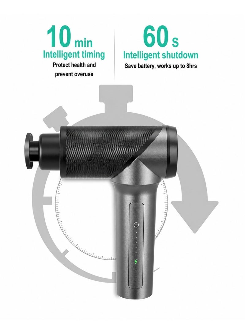 Medcursor Massage Gun Deep Tissue Percussion Muscle Mini Massager for Pain Relief, Handheld Electric Body Massager Sports Portable Super Quiet Brushless Motor - Image 4