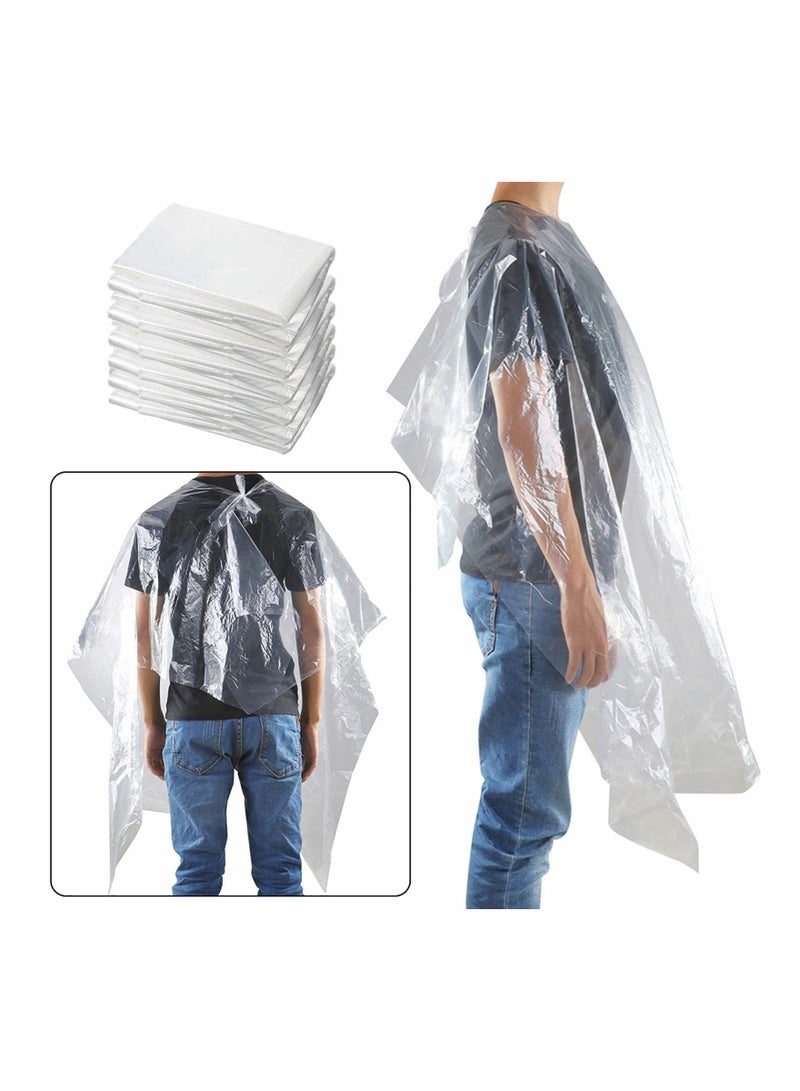 نيبمينينت Disposable Capes, 100 Pcs Large Size Hair Cutting Cape Salon, Barber Capes for Stylist,Plus Salon Barbers,Beauty Salon,Hair Dye,Perming,63 x 51 inch - Image 1