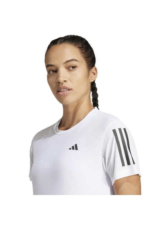 adidas تيشيرت نسائي كلايماكول ملون للجري