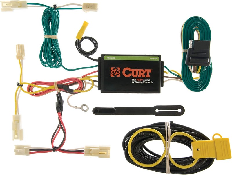 CURT 55057 Vehicle-Side Custom 4-Pin Trailer Wiring Harness for Pontiac Vibe - Image 1