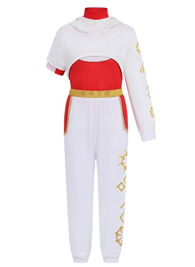 IBQ Kids Costume Set for Cheerleader Nova Costume Girls with Pants Halloween Dress Up BQ065L - Image 4