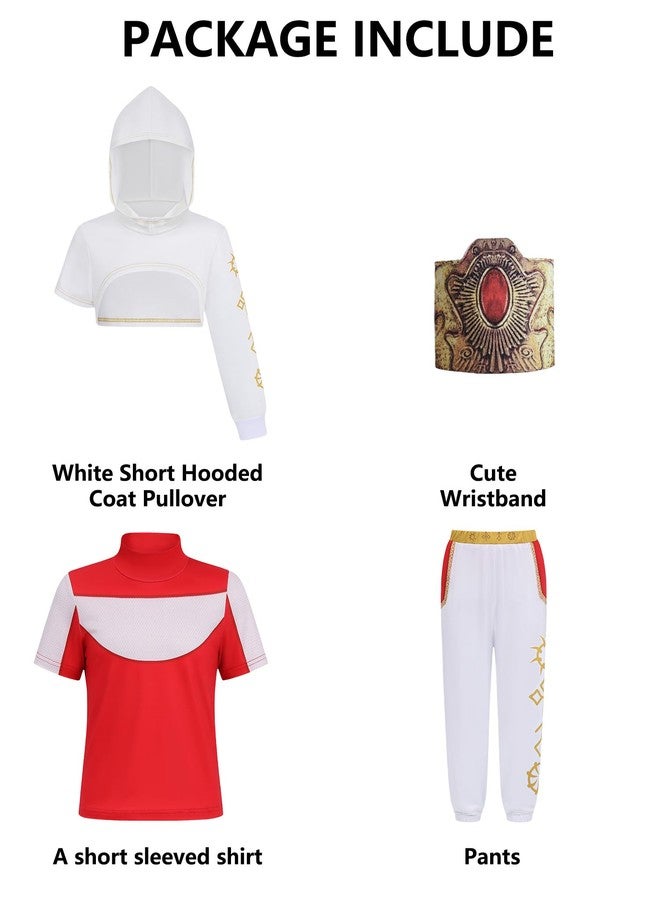 IBQ Kids Costume Set for Cheerleader Nova Costume Girls with Pants Halloween Dress Up BQ065L - Image 2