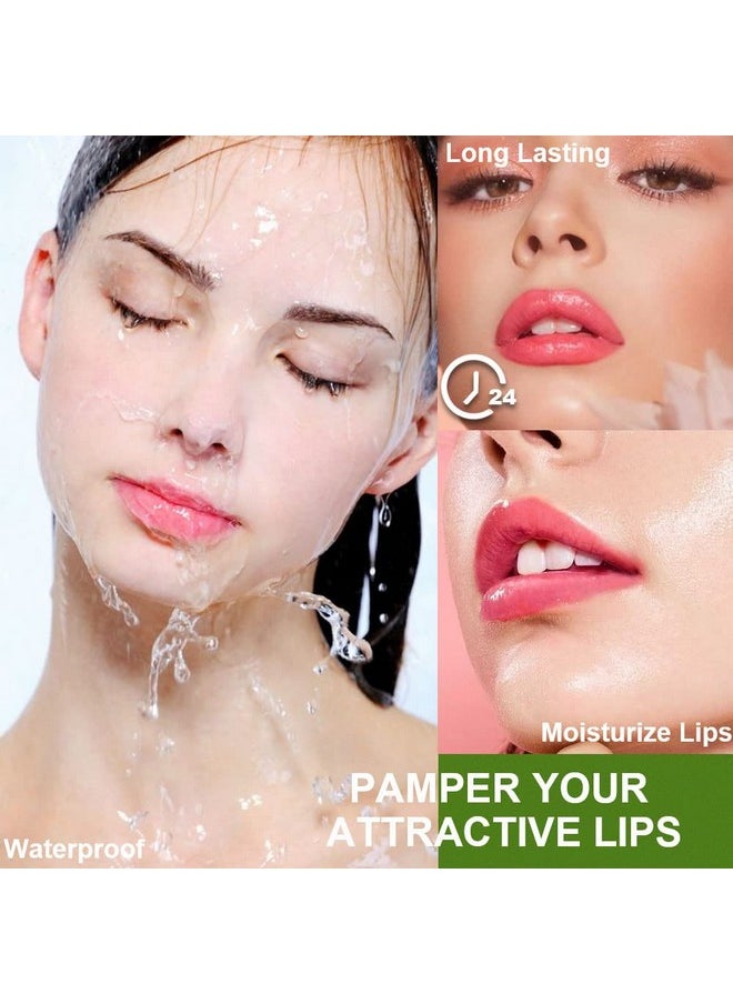 BINGBRUSH - BINGBRUSH 2 Pcs Aloe Vera Color Changing Lipstick Queen,Long Lasting Lip Care Nutritious Plumper Lip Balm Moisturizer Magic PH Temperature Color Change Lip Gloss Makeup Set for Women - Image 1