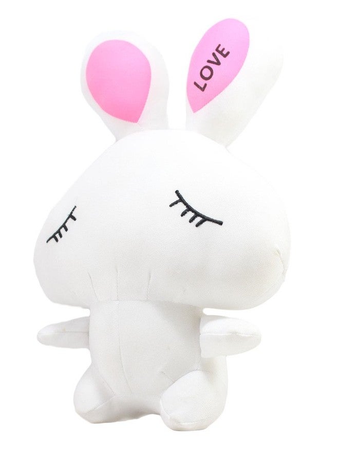 Tickles Close Eye Bunny Rabbit Stuffed Soft Plush Animal Toy for Kids Boys & Love Girls (Color: White Size:30 cm) - Image 2