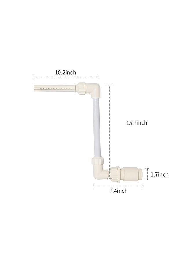 Generic Flower Shape Swimming Pool Fountain Waterfall Spray Multicolour 30x10x10cm  - Image 3
