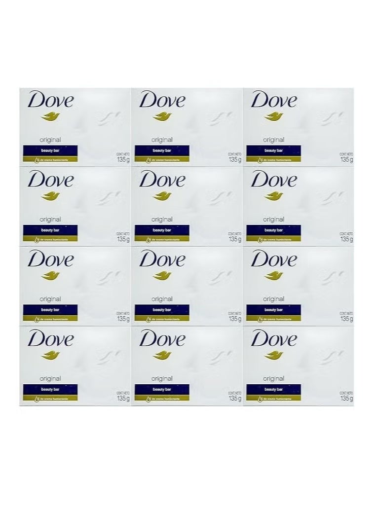Dove White Cream Bar 135g Pack of 12