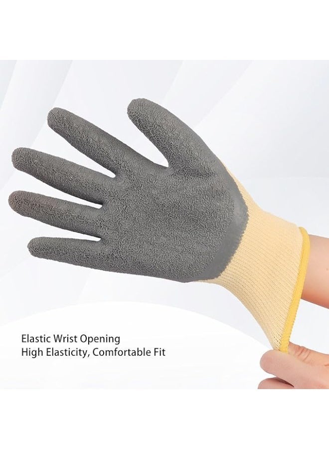 MJZ Electrical Insulated Working Gloves, 400V Voltage Resistance Electrician High Voltage Gloves Flame Retardant Insulation Safety Work Gloves with Rubber Non Slip Design Electrician Gloves - Image 4
