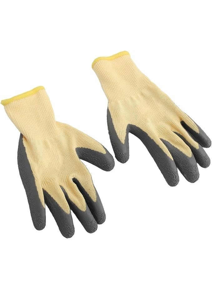 MJZ Electrical Insulated Working Gloves, 400V Voltage Resistance Electrician High Voltage Gloves Flame Retardant Insulation Safety Work Gloves with Rubber Non Slip Design Electrician Gloves - Image 2