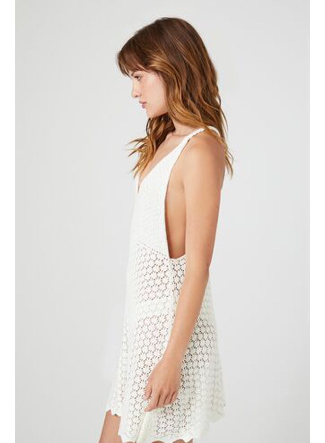 FOREVER 21 Crochet Y-Back Mini Dress - Image 2