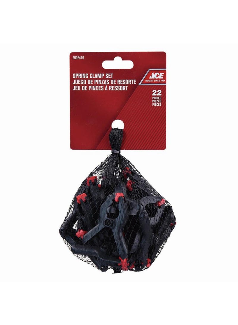 ACE Plastic Spring Clamp Se22 Piece