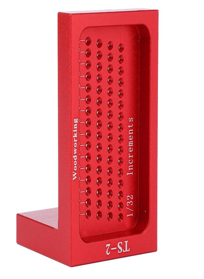 Chazcool TS 2 Woodworking Ruler, Cross Calibration Ruler, Saddle Square Marking Gauge Woodworking T Type Scribing Marking Gauge Linear Measurement Tool - Image 1