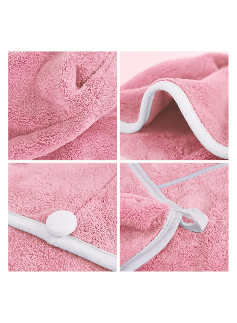 Microfiber Hair Towel, Quick Drying Towel Cap for Wet Hair Wrap - Image 2