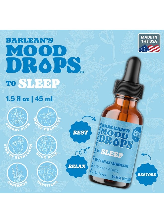 Barlean's Mood Booster Supplement, Sleep Liquid Drop Supplement for Men and Women, Magnesium and Melatonin, Adaptogen Herbs Drops, 1.5 oz - Image 2