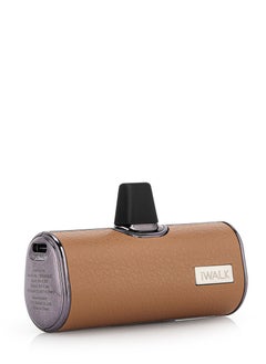 iWalk iWALK Small Portable Power Bank 4500mAh Power Bank, C-Type Leather-Brown  - Image 2