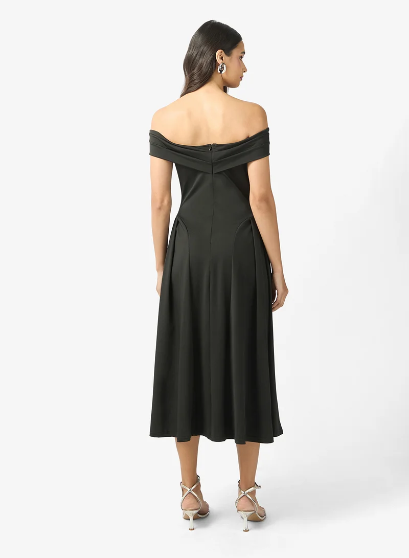ELLA O ff Shoulder A-line Dress