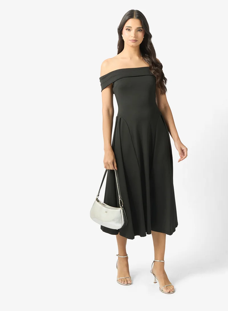 ELLA O ff Shoulder A-line Dress