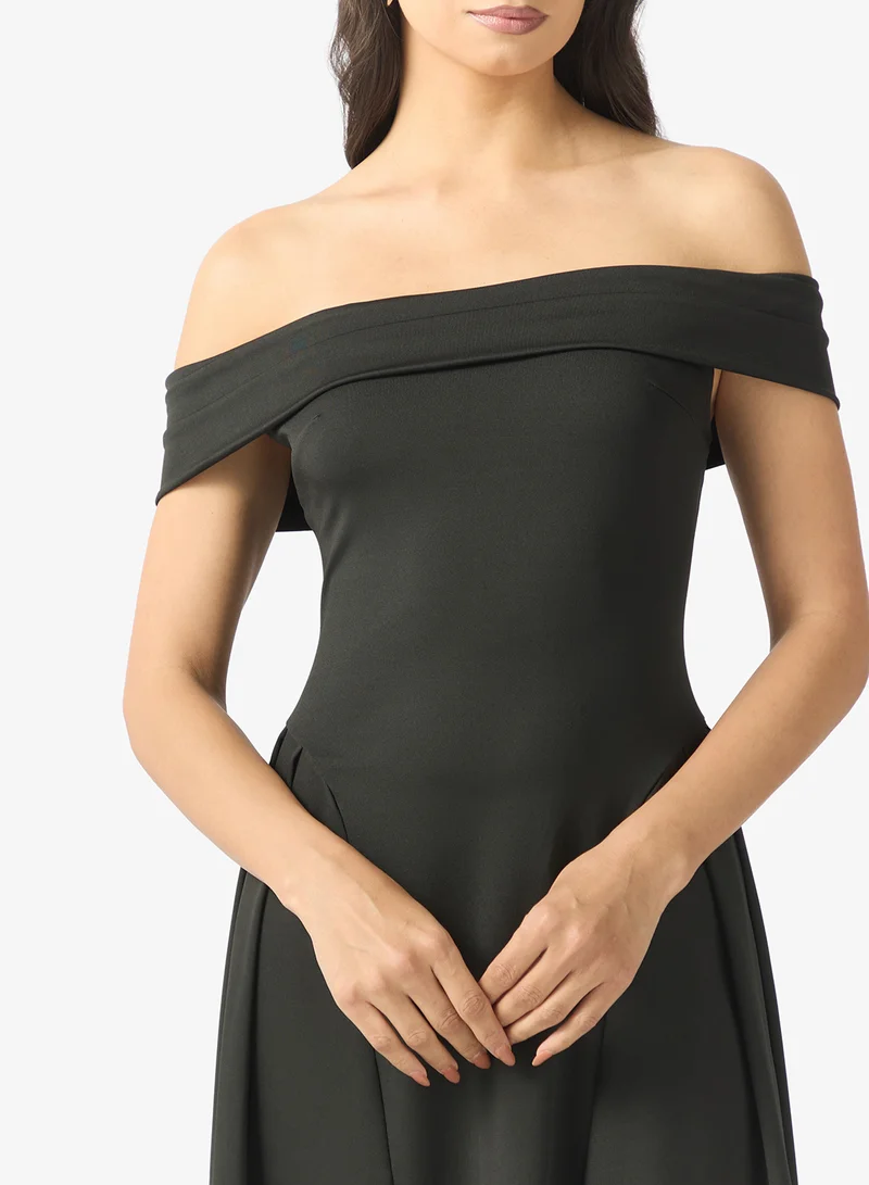 ELLA O ff Shoulder A-line Dress