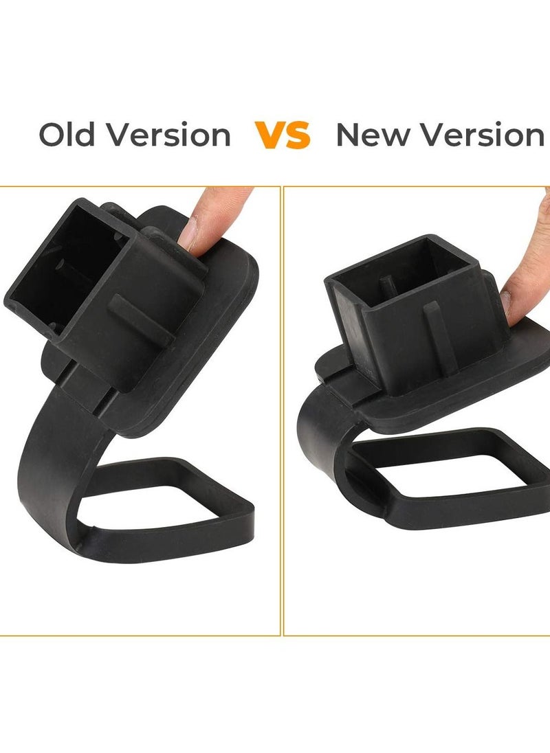 Y&D 2 Inch Trailer Hitch Cover Tube Plug Cap Rubber for Receiver Class 3 4 5 Dodge Ram/Porsche, Toyota/Ford, Jeep/Chevrolet/Nissan, ATV/UTV/Polaris (2 Pack)  - Image 3
