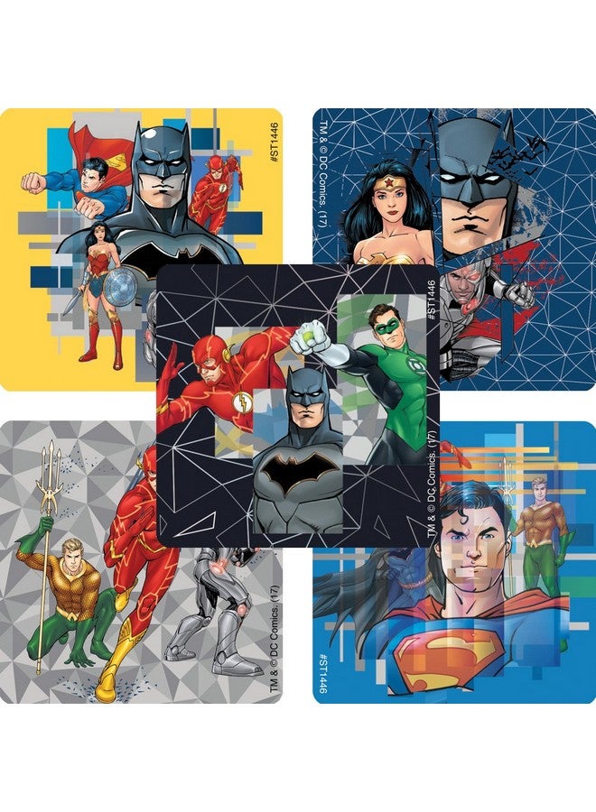 SmileMakers Justice League Stickers Prizes And Giveaways 100 Per Pack - Image 2