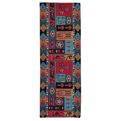 Kinara Western Life Table Runner Southwestern Native American Design Beautiful and Unique Pattern Fine Weaving 1225x72 inch