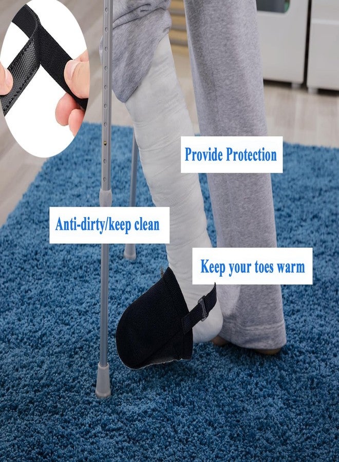 CHYDST Cast Sock Cover for Foot, Protective Foot Cast Socks Toe Covers, Soft Warm Cast Toe Protector, Cast Socks Toe Cover for Women and Men, Cast Sock Cover for Foot Leg and Ankle, Socks for Casts Adults - Image 3