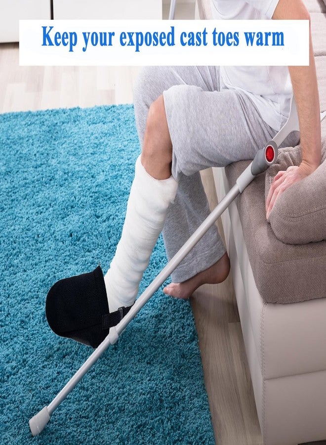 CHYDST Cast Sock Cover for Foot, Protective Foot Cast Socks Toe Covers, Soft Warm Cast Toe Protector, Cast Socks Toe Cover for Women and Men, Cast Sock Cover for Foot Leg and Ankle, Socks for Casts Adults - Image 4