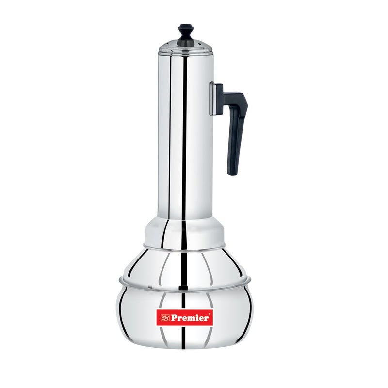 Premier Stainless Steel Puttu Maker - Durable and Efficient Kitchen Appliance for Perfectly Steamed Puttu, Even Steam Distribution, Ergonomic Handle, Easy Cleaning, and Versatile - Image 1