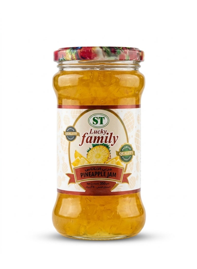 LUCKY FAMILY Pineapple Jam 350g - Image 1