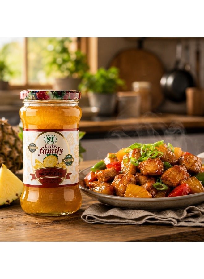 LUCKY FAMILY Pineapple Jam 350g - Image 4