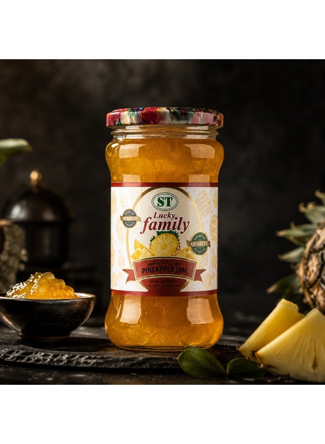 LUCKY FAMILY Pineapple Jam 350g - Image 5
