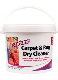 Carpet & Rug Dry Cleaner w/Resealable lid - Home, Car, Dogs & Cats Pet Carpet Cleaner Solution - Strength Odor Eliminator, Stains Spot Remover, Non Liquid & No Harsh Chemical (8 Pound)