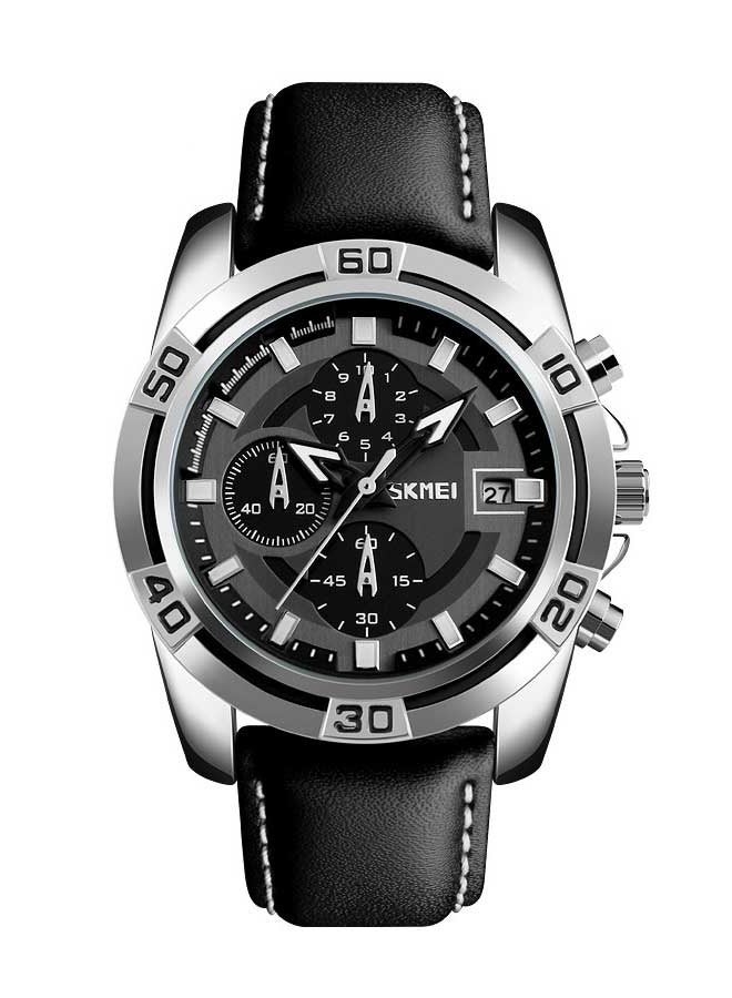 Mens Fashion Water Resistant Chronograph Quartz Analogue Date Stopwatch Watch - Image 1