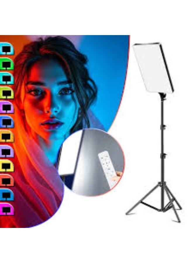 شوبي إضاءة فيديو LED RGB PM-48 | لوحة إضاءة فيديو محمولة بزاوية 360 درجة، قابلة للتعتيم، مع سطوع قابل للتعديل، وبطارية مدمجة، مناسبة للتدوين بالفيديو، ويوتيوب، وتيك توك، والمكياج، والبث المباشر. - Image 4