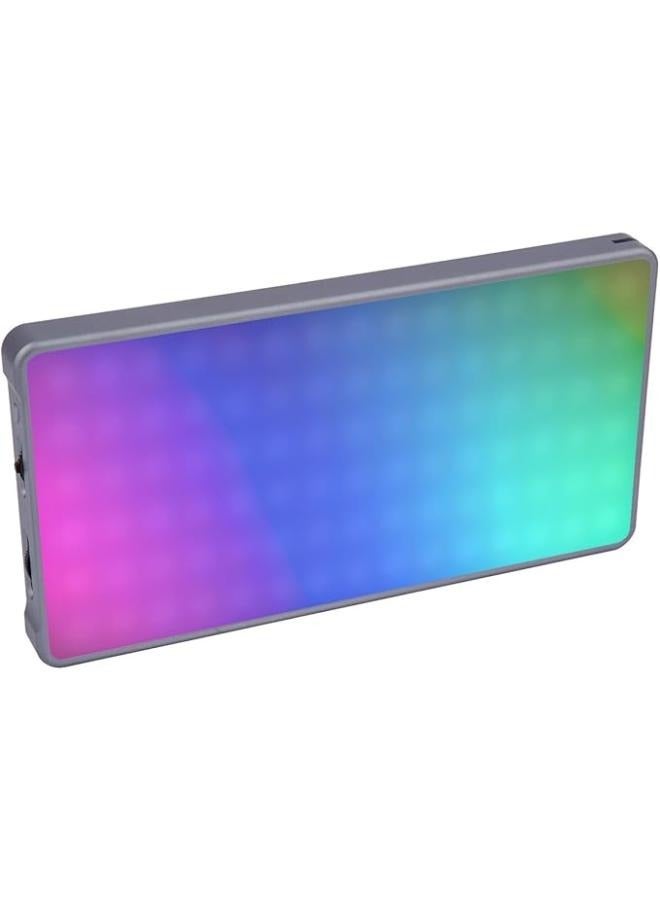 شوبي إضاءة فيديو LED RGB PM-48 | لوحة إضاءة فيديو محمولة بزاوية 360 درجة، قابلة للتعتيم، مع سطوع قابل للتعديل، وبطارية مدمجة، مناسبة للتدوين بالفيديو، ويوتيوب، وتيك توك، والمكياج، والبث المباشر. - Image 1