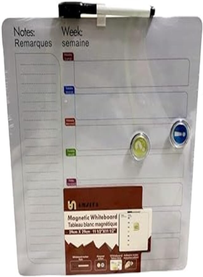 Al Safwa W55-28 Magnetic Note Board White