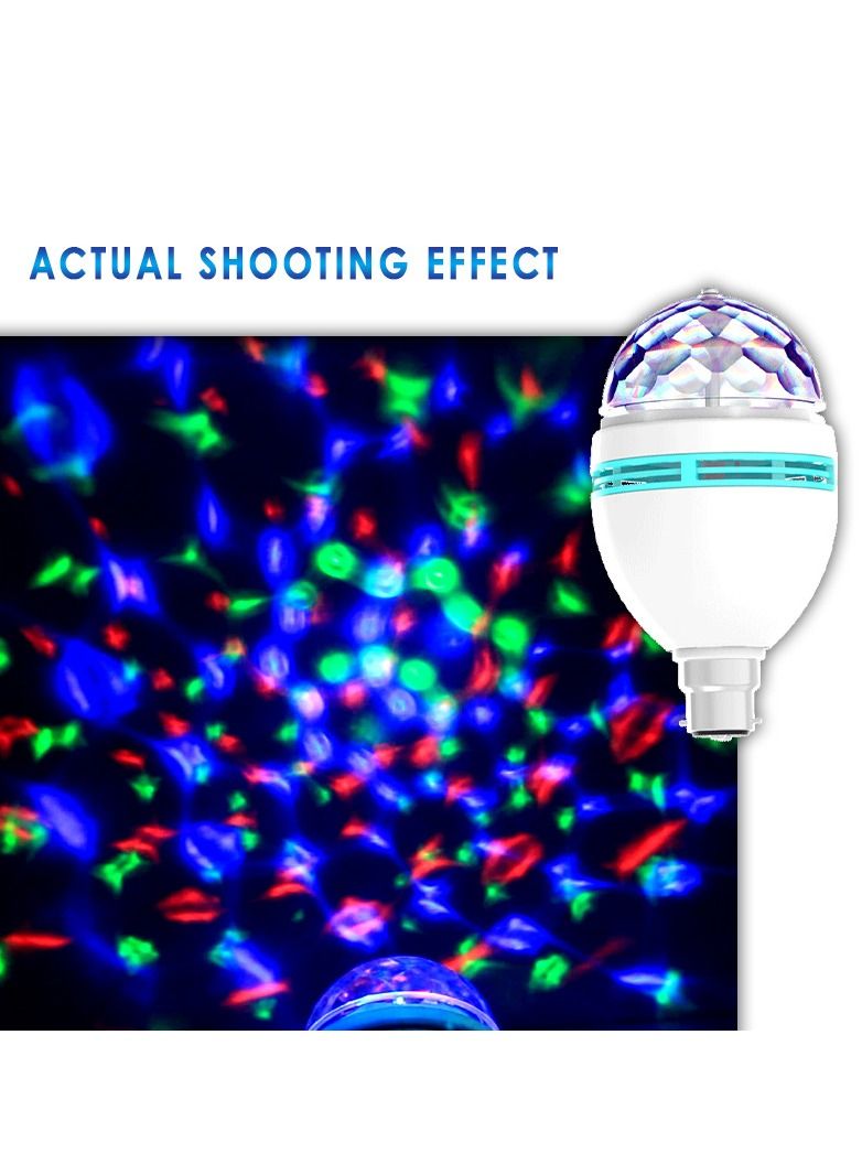 NIBEMINENT Rotating atmosphere colored lights party stage lighting  - Image 5